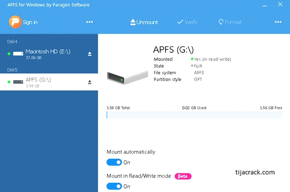 Paragon hfs как пользоваться