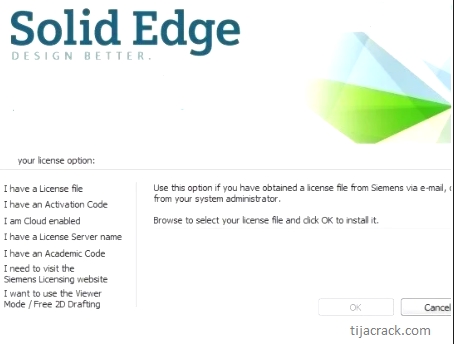 solid edge license file