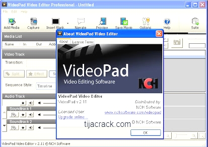 how do you take out voices with nch videopad video editor