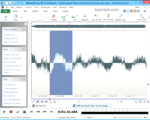 wavepad audio editor voice recording