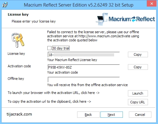 macrium reflect reset trial has expried