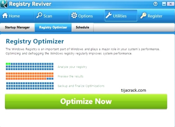 Registry Reviver Crack 