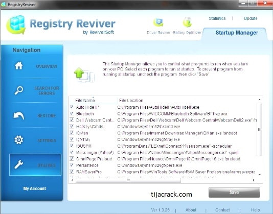 Registry Reviver Crack 