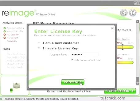 free licence key for reimage pc repair online