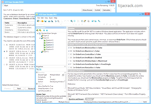 avanset vce exam simulator current version