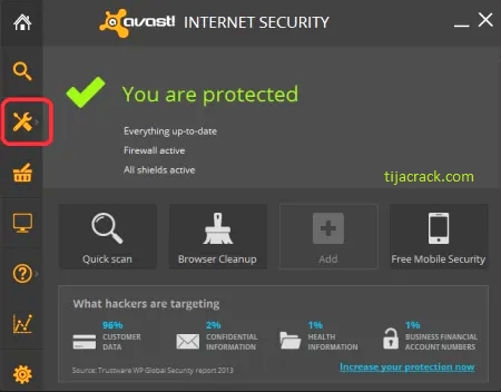 what is avast online security add on
