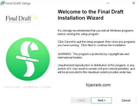 Final Draft 12.0.9.110 download the new version