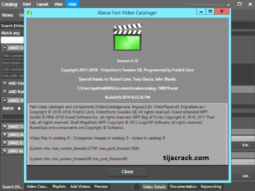 Fast Video Cataloger Crack