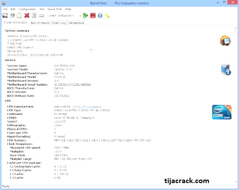 BurnInTest Pro Crack