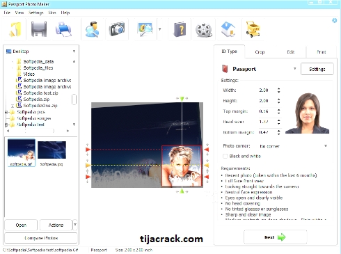 key for passport photo maker software