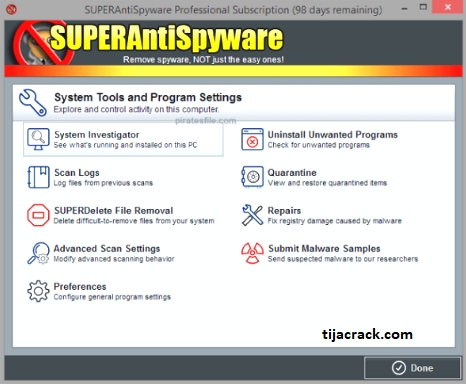 superantispyware professional registration code