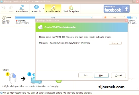 download the last version for mac IM-Magic Partition Resizer Pro 6.9.4 / WinPE