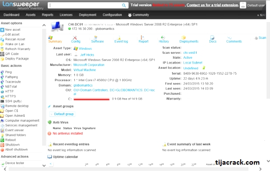 lansweeper license key download