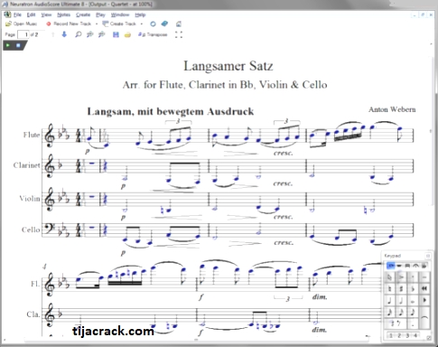 AudioScore Ultimate Crack