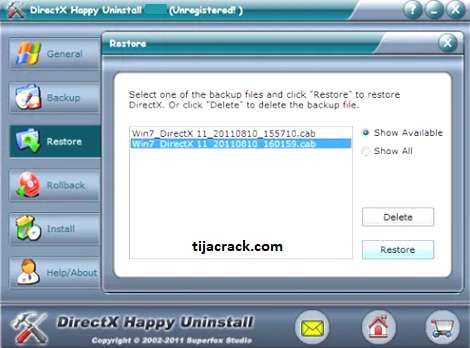 DirectX Happy Uninstall Crack