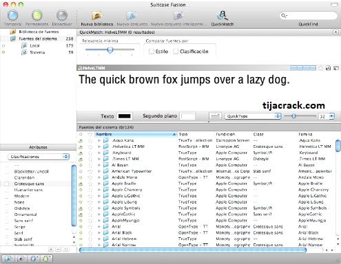 how to organize system fonts in suitcase fusion 7