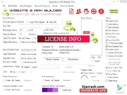 Website 2 APK Builder Pro Crack