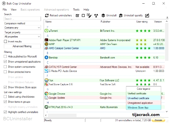 Bulk Crap Uninstaller Crack