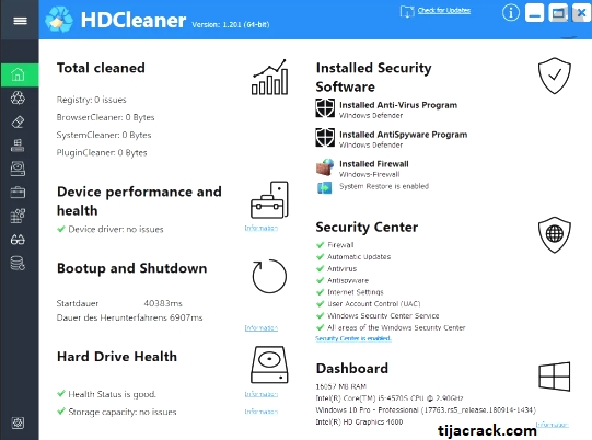 HDCleaner Crack