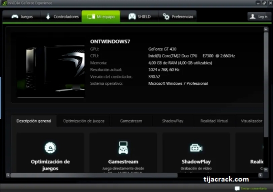 NVIDIA GeForce Experience Crack