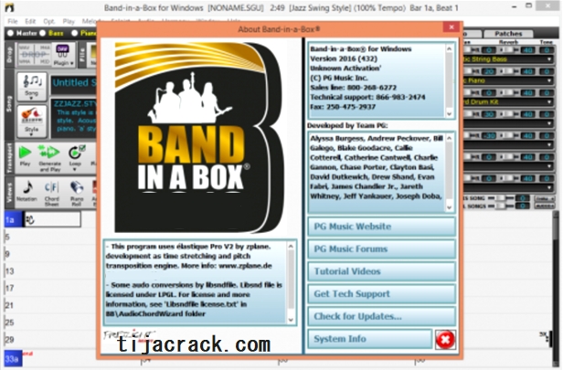 Band in a Box Crack