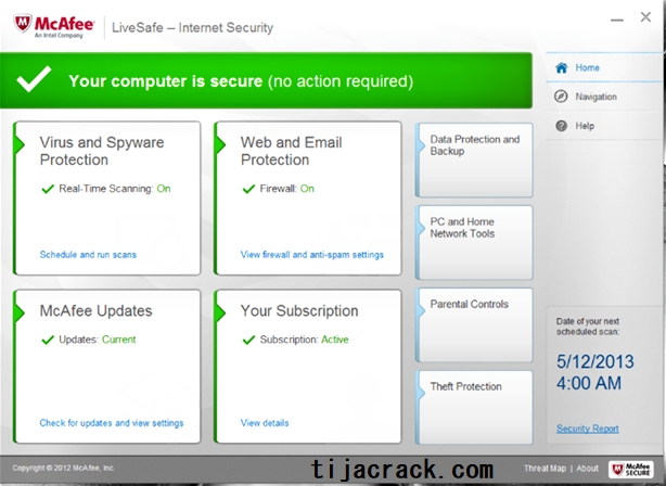 McAfee LiveSafe Crack