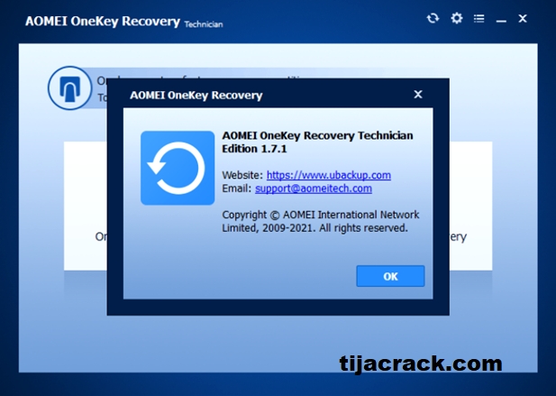 AOMEI OneKey Recovery Professional Crack