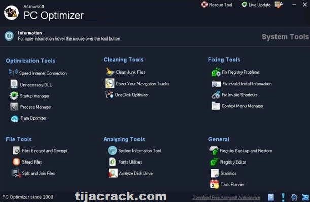 Asmwsoft PC Optimizer Crack