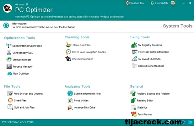 Asmwsoft PC Optimizer Crack