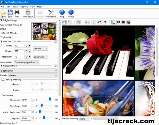 Benvista PhotoZoom Pro Crack