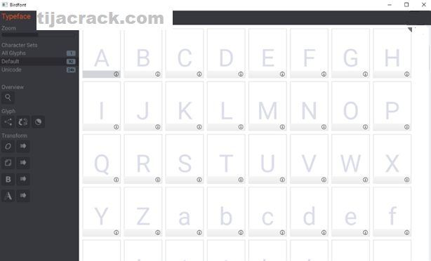 BirdFont for Windows Crack