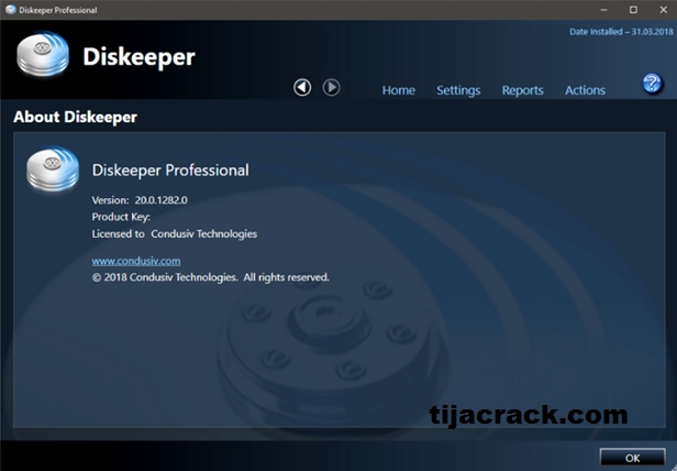 Condusiv Diskeeper 18 Pro Crack