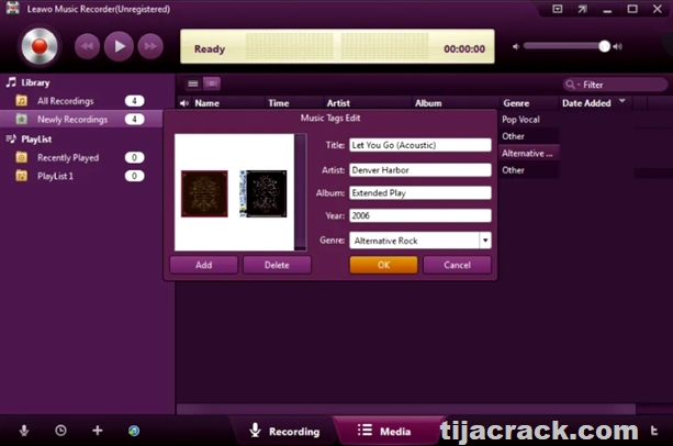 Leawo Music Recorder Crack