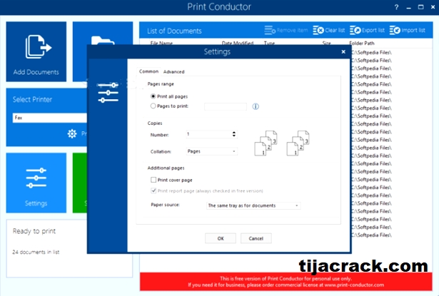 print conductor crack