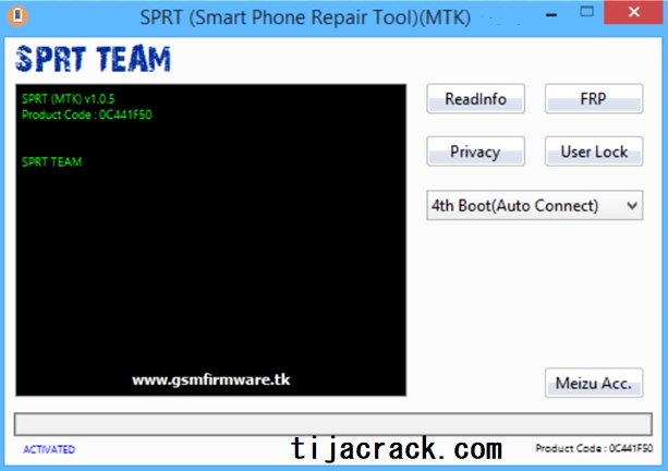 SPRT MTK FRP Tool Crack