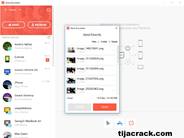 Send Anywhere File Transfer Crack