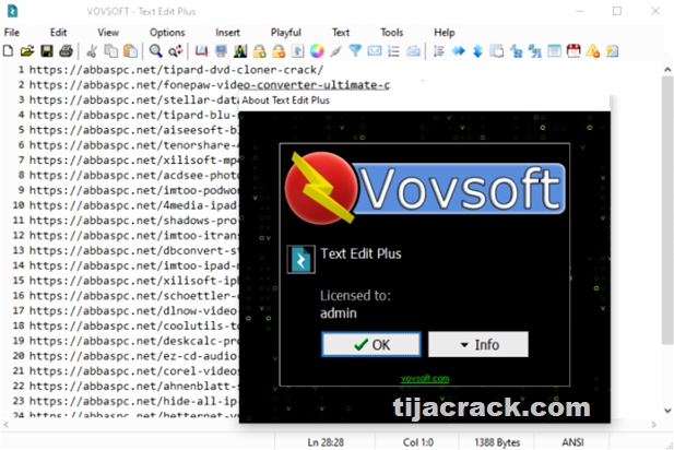 VovSoft Text Edit Plus Crack