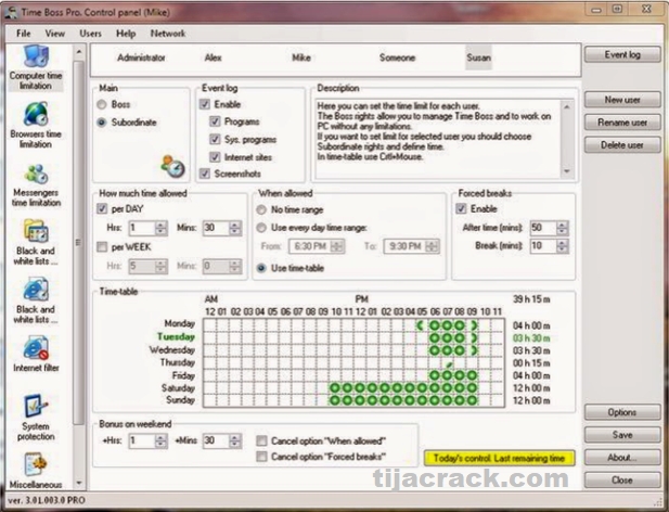 Time Boss Pro Crack