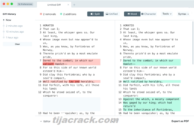 Diff checker Crack