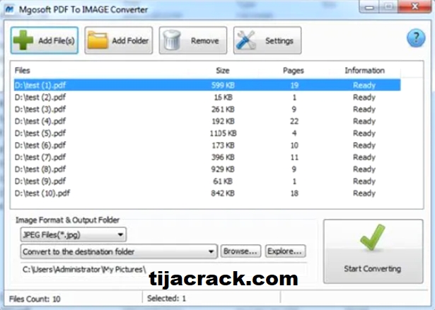 Mgosoft PDF To Image Converter Crack