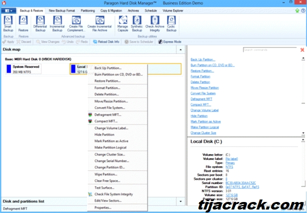 Paragon Hard Disk Manager Crack