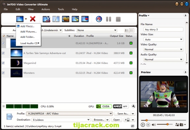 ImTOO Video Converter Ultimate Crack