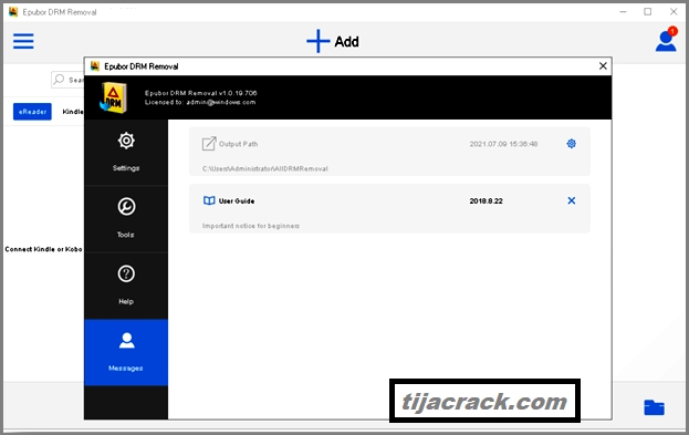 Epubor All DRM Removal Crack